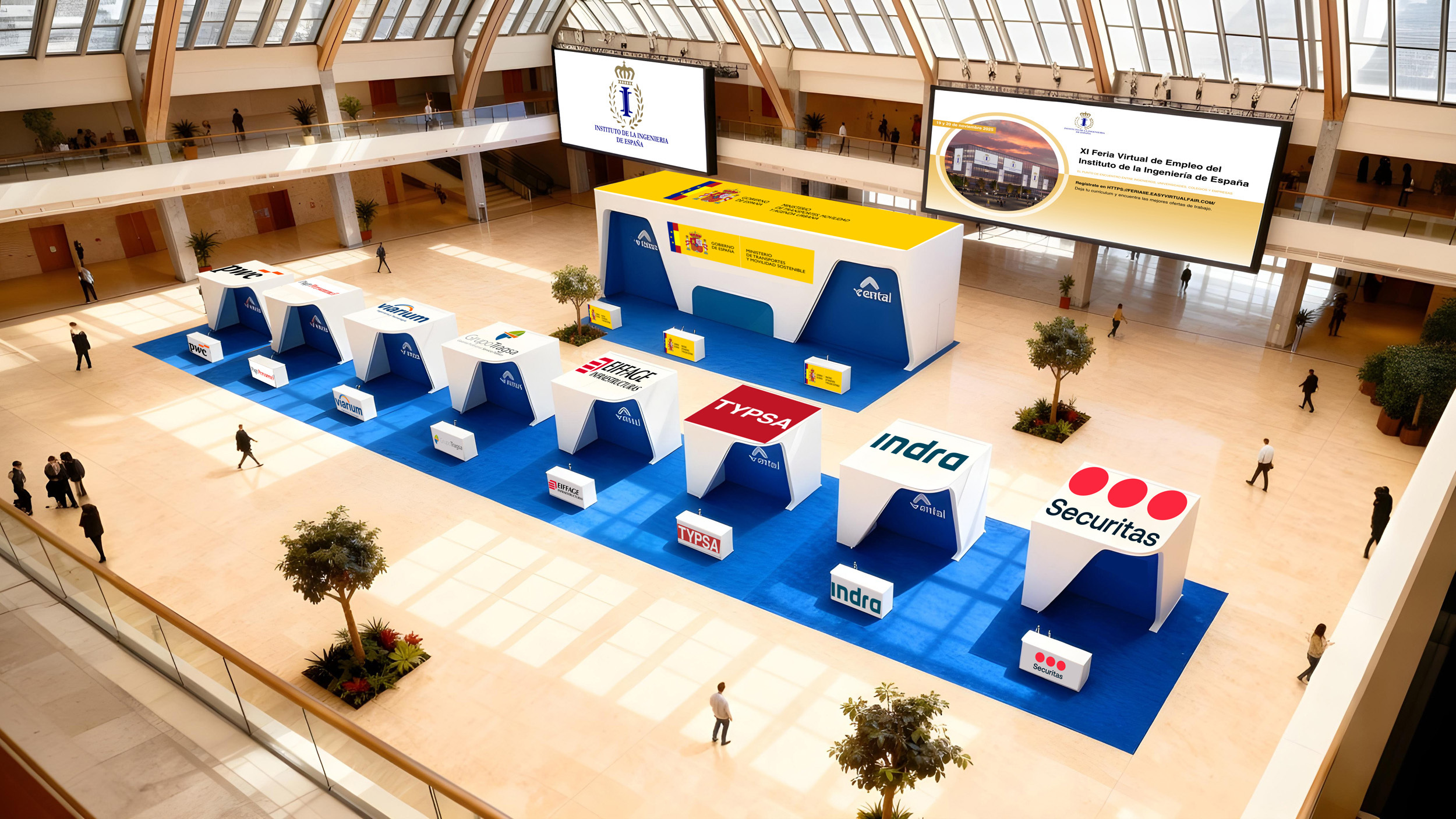 Mapa de stands — Feria IIE edición anterior