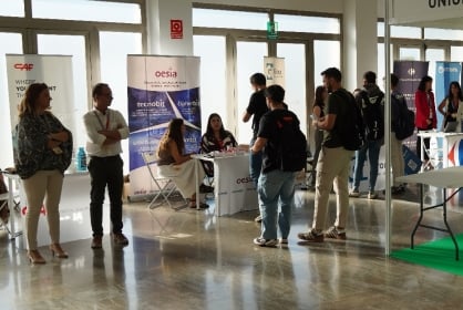 Foro de Empleo UAM — zona de expositores