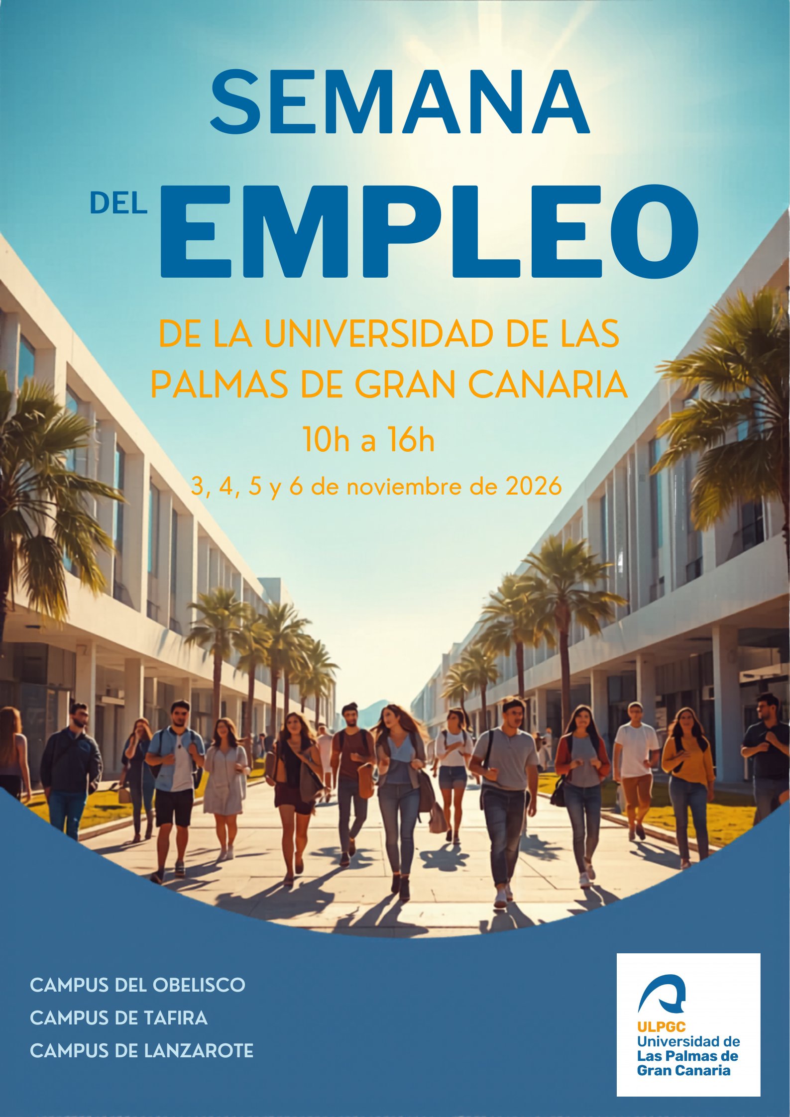 Cartel Semana del Empleo ULPGC